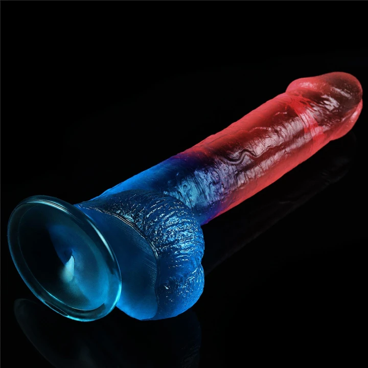 Dildo 23 cm Realistyczne Żyłkowanie, Przysysająca Podstawa, TPE