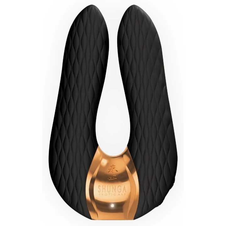 Wibrator podwójny Aiko Shunga, silikonowy, 10 trybów wibracji, wodoodporny