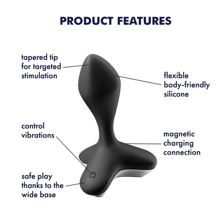 Wibrator analny Satisfyer Game Changer, wodoodporny, 12 programów wibracji, silikon