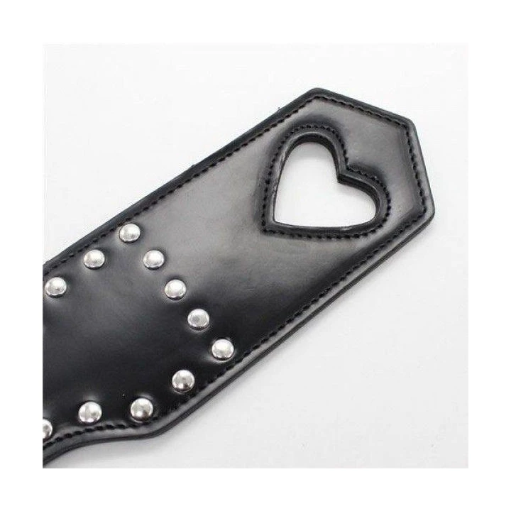 Packa do bicia Pejcz-Paletta - skórzana, z uchwytem, otwór w kształcie serca