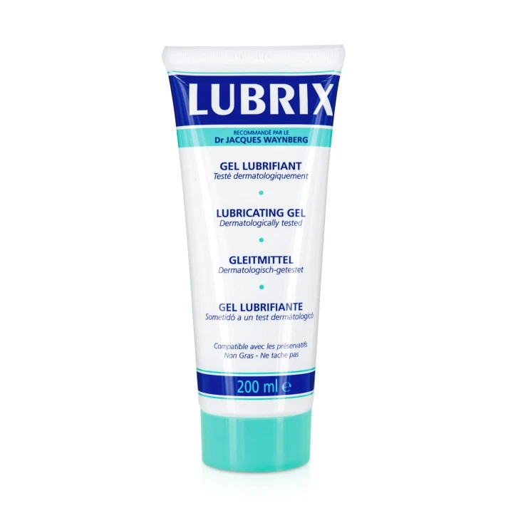 Lubrykant na bazie wody Lubrix 200 ml - bezzapachowy, nietłusty, kompatybilny z prezerwatywami