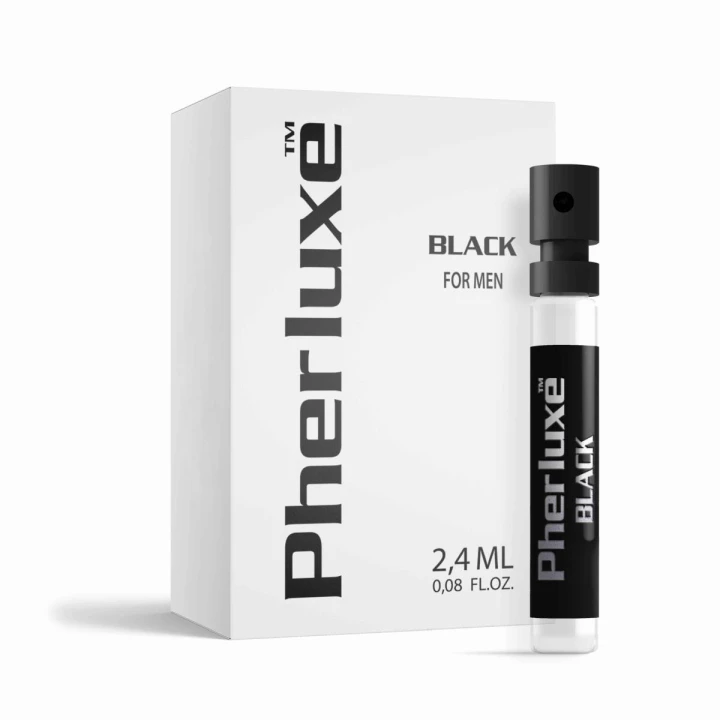 Feromony - Pherluxe BLACK dla mężczyzn 2,4 ml - zmysłowy, unikalny zapach