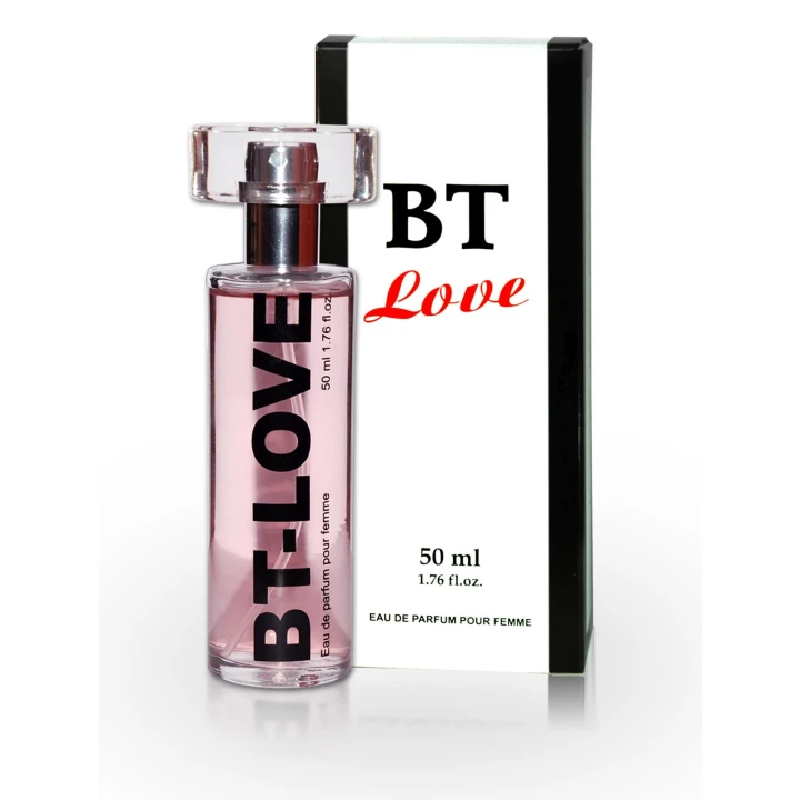Perfumy dla kobiet Feromony-BT Love 50 ml, zmysłowy zapach z nutami czarnej porzeczki i róży