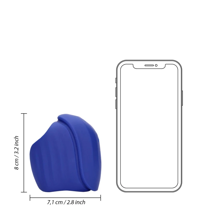 Stymulator do zdobienia Loveline, Wibrujący, ABS/Silikon, Pulsująca fala powietrza