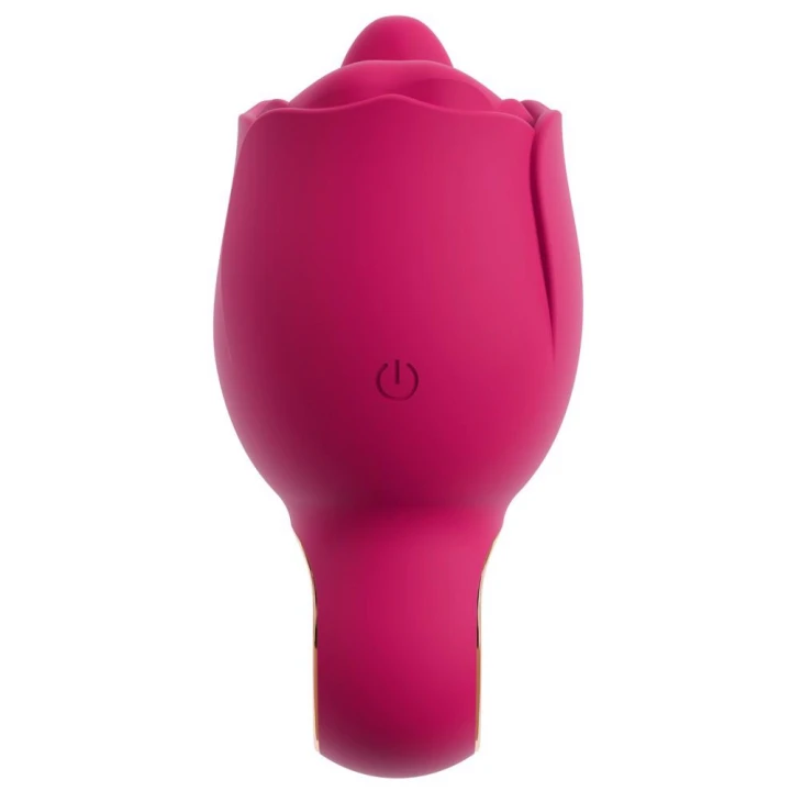 Wibrator oralny Oral Fun (You2Toys) – silikonowe usta, wirujący język, 8 trybów