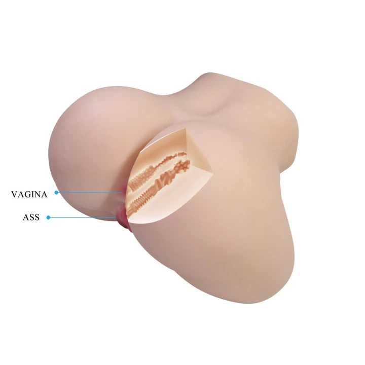 Wibrator analny i waginalny CRAZYBULL Liora - realistyczny, wodoodporny, superelastyczny