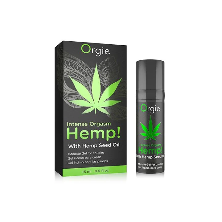 Żel intymny HEMP! - Wibracyjny efekt rozgrzewający, 15 ML, stymulacja konopna