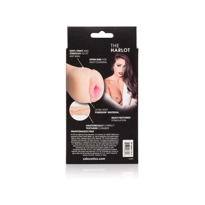 Masturbator męski Cheap Thrills The Harlot, ultra realistyczny, 12 cm długości