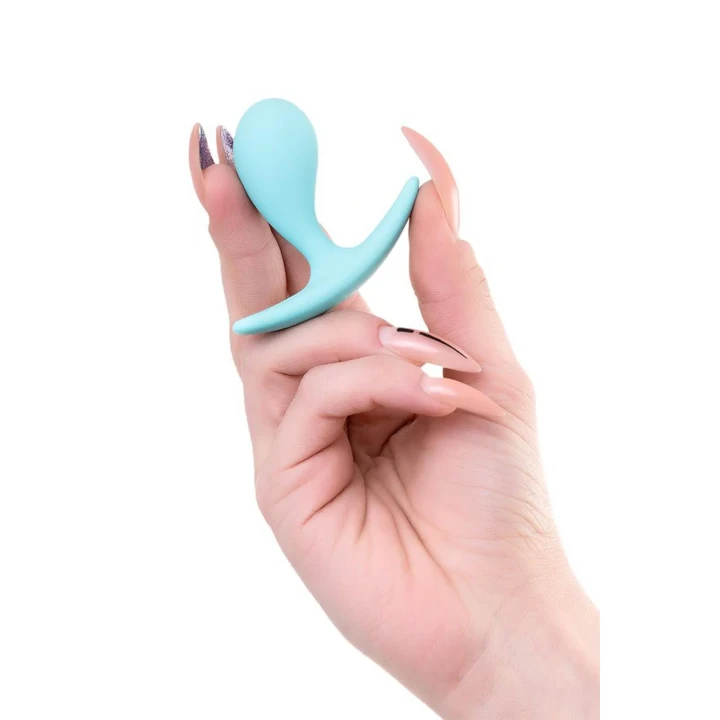 Korek analny ToDo, 5,5 cm, średnica 2,1 cm, wodoodporny, miękki kolor miętowy