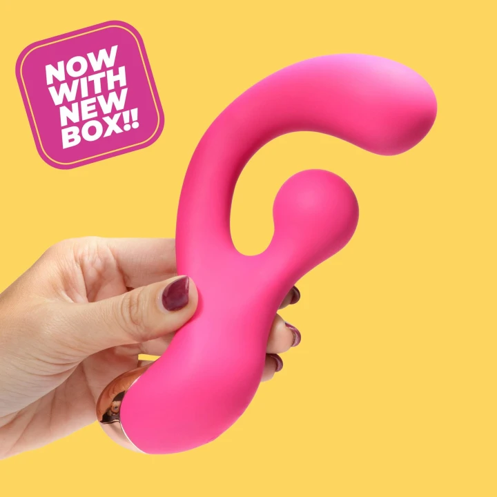 Stymulator łechtaczkowy CRUSHIOUS z rotacją, silikon, 10 trybów wibracji, 17,7 cm