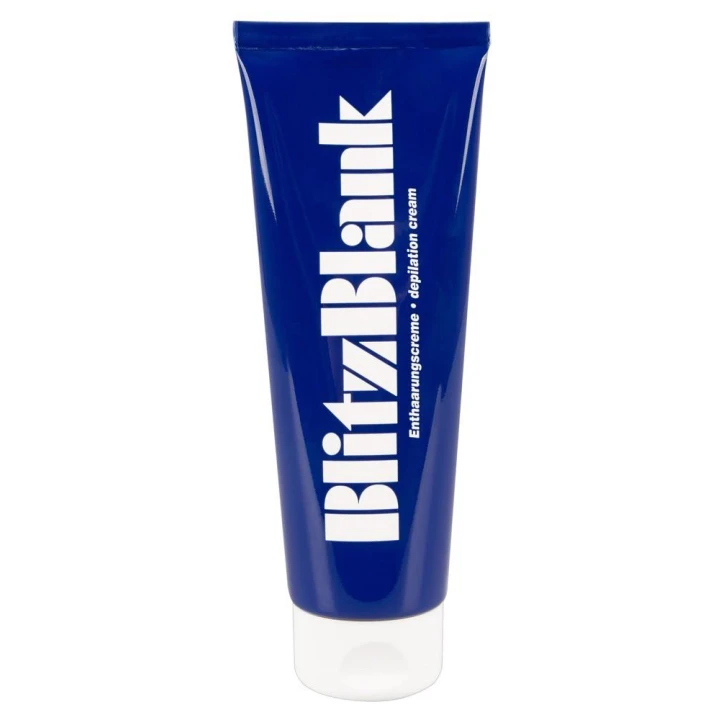 Krem do depilacji BlitzBlank 125ml - Delikatna formuła, Gładka skóra, Łatwe usuwanie włosków