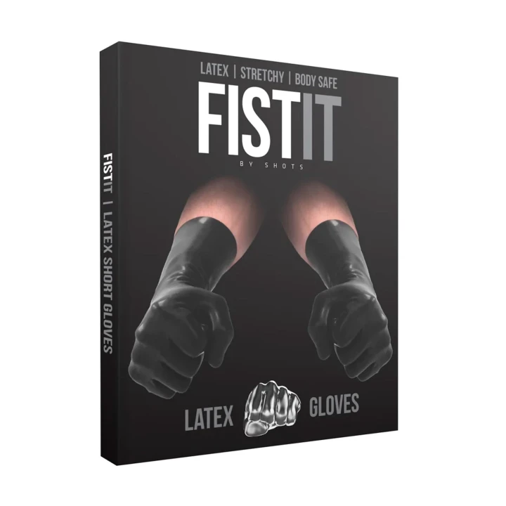 Rękawiczki lateksowe Fist It, 33,5 cm, elastyczne, unisex, cienkie i wytrzymałe