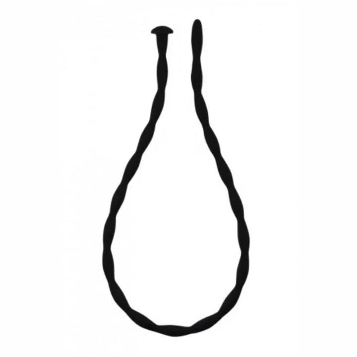 Stymulator cewki moczowej Premium Vanilla Glide, 30 cm, medyczny silikon, pofałdowany