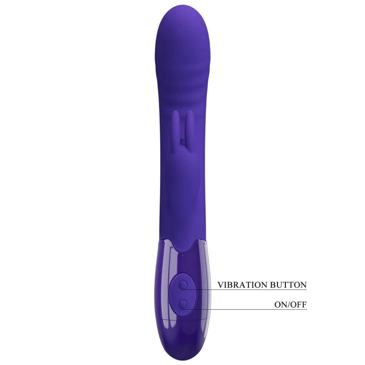 Wibrator silikonowy PRETTY LOVE Cerberus - 30 funkcji wibracji, ergonomiczny kształt