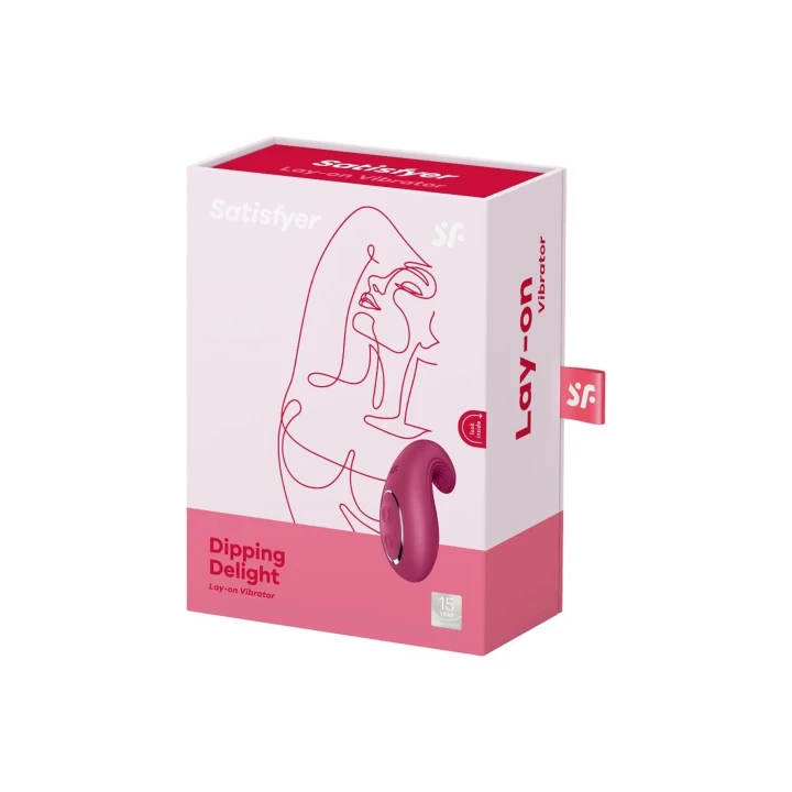 Stymulator łechtaczki Satisfyer Dipping Delight, wodoodporny, 12 programów wibracyjnych, silikon
