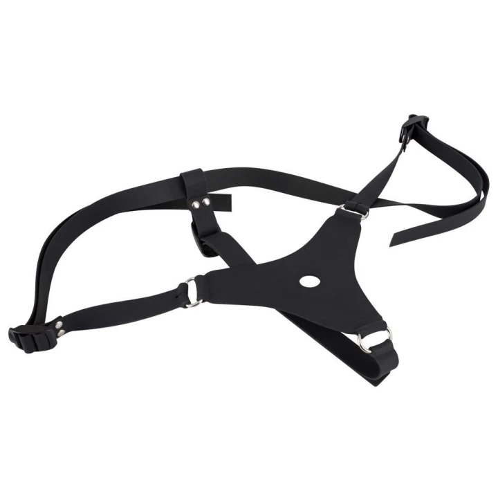 Strap-on silikonowy You2Toys, 17 cm długości, średnica 4,3 cm, regulowane paski