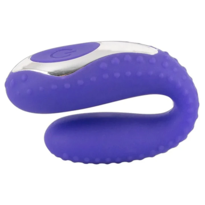 Wibrator doustny Purple Vibe z 5 trybami wibracji, silikon, długość 12,5 cm