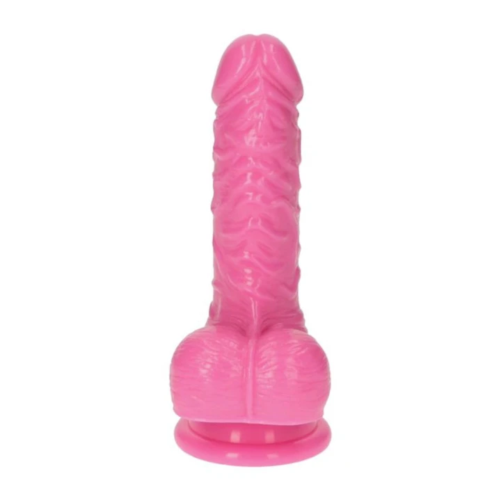 Dildo Leo Pink - Realistyczne, 10,5 cm, 2,5 cm, przyssawka, wodoodporne