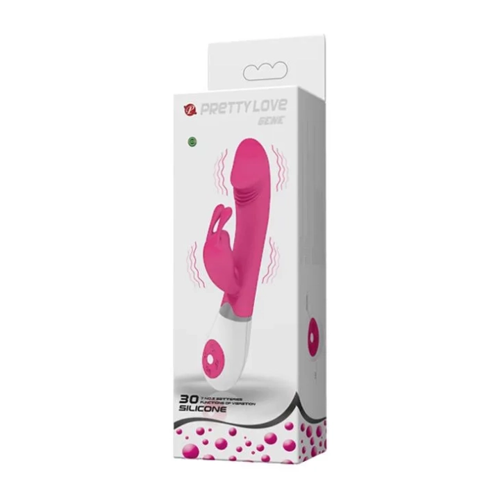 Stymulator łechtaczki PRETTY LOVE GENE, silikonowy, 30 trybów wibracji, 20,5 cm