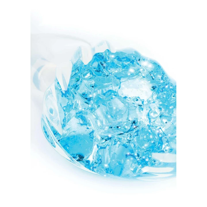 Korek analny ToyJoy Crystal, duży, 10,5 cm długości, silikon, kryształowy element