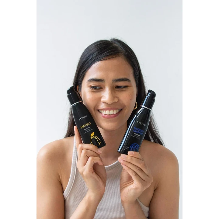 Smar na bazie wody Wicked Aqua, smak muffinek jagodowych, 120ml, wegański