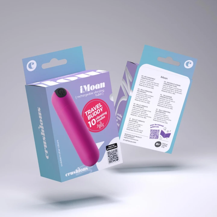 Wibrator Miniaturowy iMoan Crushious | 10 trybów wibracji | Wodoodporny