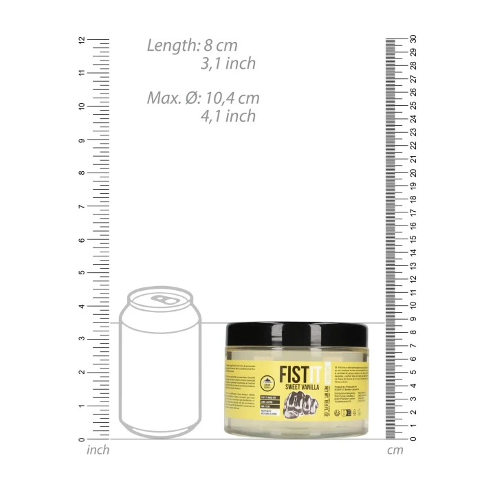 Żel nawilżający (lubrykant) Fist It Extra Gęsty – Wanilia, 500 ml