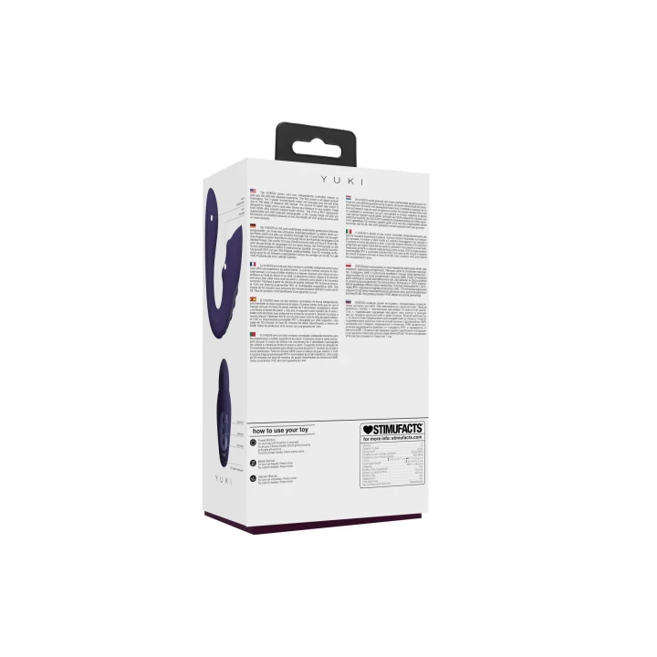 Wibrator G-Spot VIVE Yuki - 2 silniki, masaż koralikami, silikon medyczny, wodoodporny