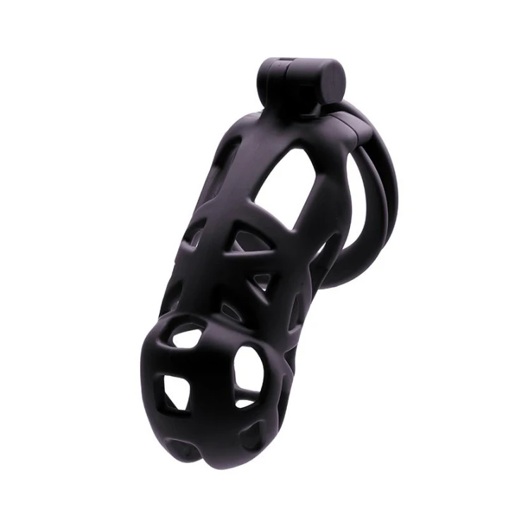 Klatka na penisa L – ABS, regulowane pierścienie 3,8–5,2 cm, z zamkiem