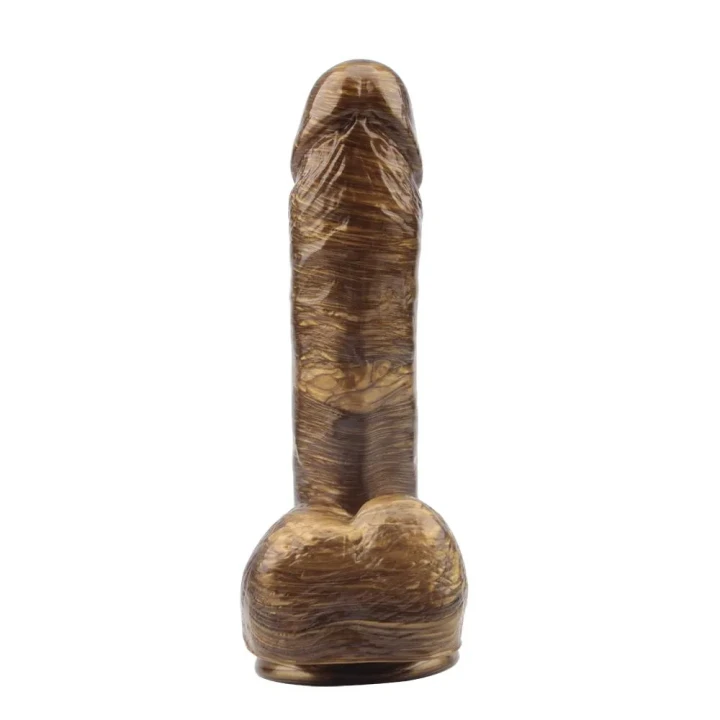 Dildo Ben Dover-Gold - Natural PVC, Długość 19,5 cm, Średnica 4,5 cm, Przyssawka