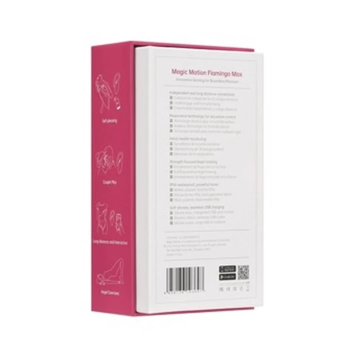 Wibrator ocieplający Magic Motion Flamingo Max, 10 trybów, wodoodporny, silikonowy