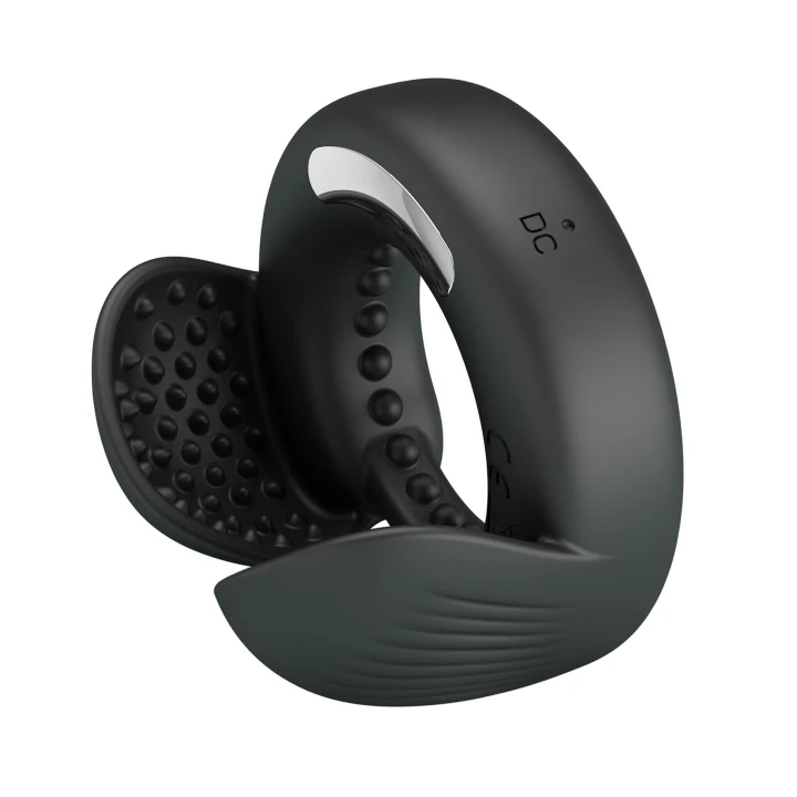 Pierścień wibrujący, Pretty Love, silikon, 6,4cm, wodoodporny, stymulacja krocza