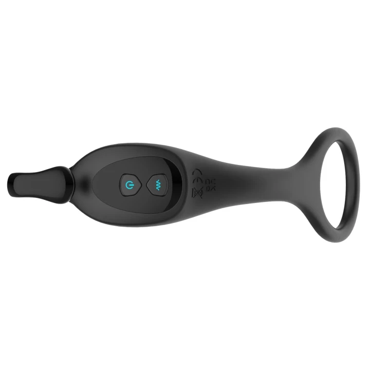 Wibrator analny - Zanurz się w przyjemności, Silikonowy, 10 wzorców wibracji, 10 trybów pchnięć