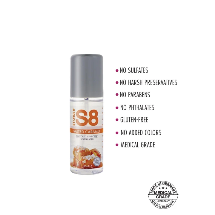 Żel intymny S8 125ml - Wodna baza, bez parabenów, smakowy