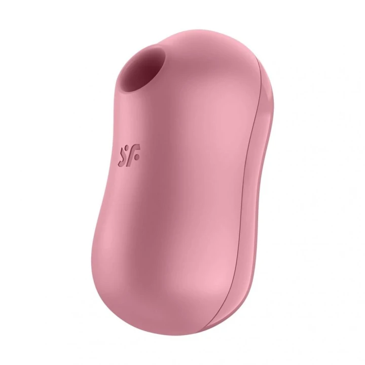 Stymulator łechtaczki Satisfyer Cotton Candy, wodoodporny, 11 trybów ssania, różyczkowy