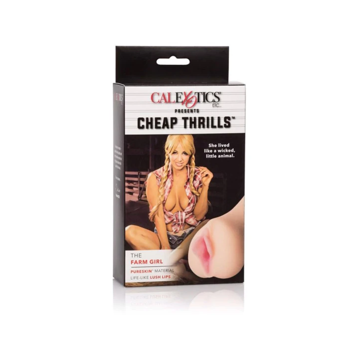 stymulator erotyczny Cheap Thrills z materiału termoplastycznego, długość 12 cm, skóra jasna