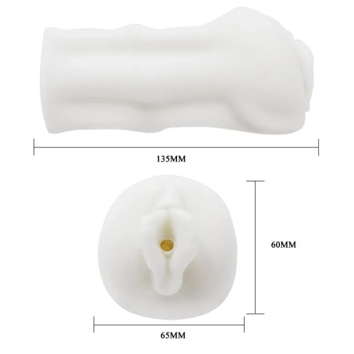 Masturbator wibrujący BAILE, kompaktowy, realistyczny, wielokolorowy