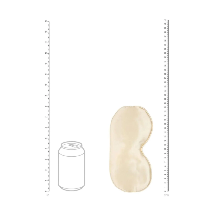 Opaska na oczy Satin - Gold | Materiał: elastan/poliester, miękka, elastyczna