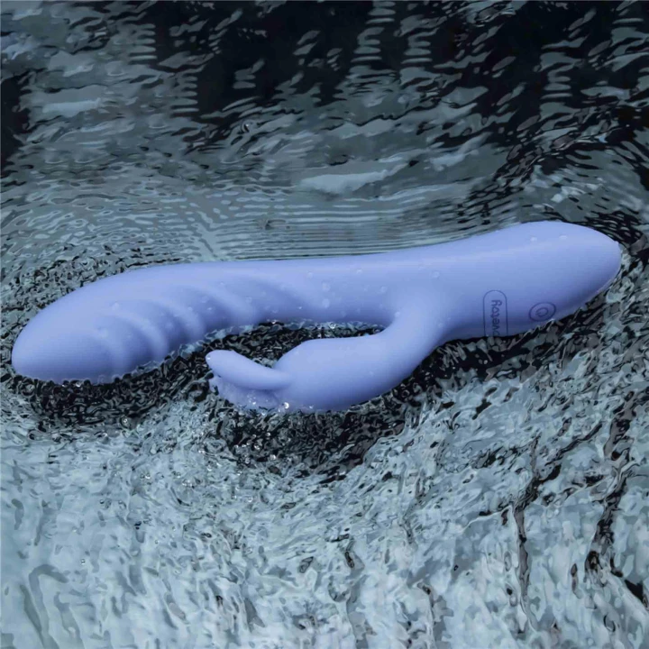 Wibrator silikonowy L'Allure Swirl, 20.5 cm, 10 programów wibracji, wodoodporny