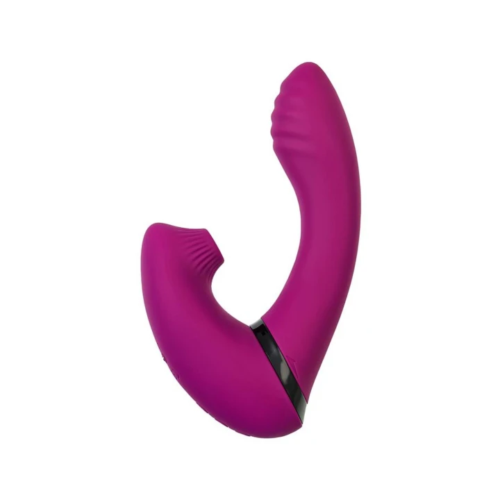 Wibrator obrotowy JOS Spin, 23 cm, silikon, 7 trybów wibracji i fal powietrznych