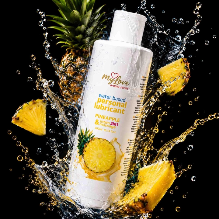 Żel do masażu intymnego MyLove Aroma Series 2w1 Ananas 300 ml