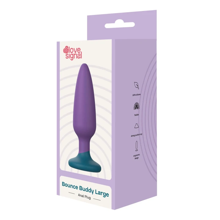 Korek analny (plug) Dreamtoys Love Signal Large — silikon, IPX8, 13×3,1 cm