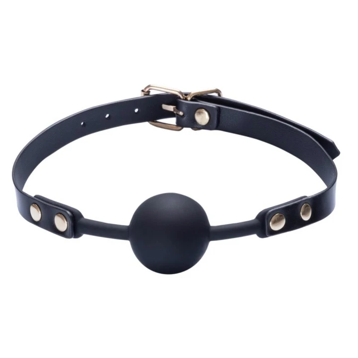 Zestaw do bondage Bad Kitty - 6 części, skóra syntetyczna, regulowane paski, złote detale