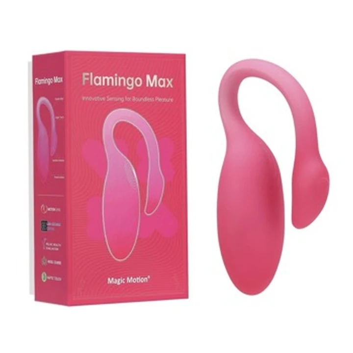 Wibrator ocieplający Magic Motion Flamingo Max, 10 trybów, wodoodporny, silikonowy