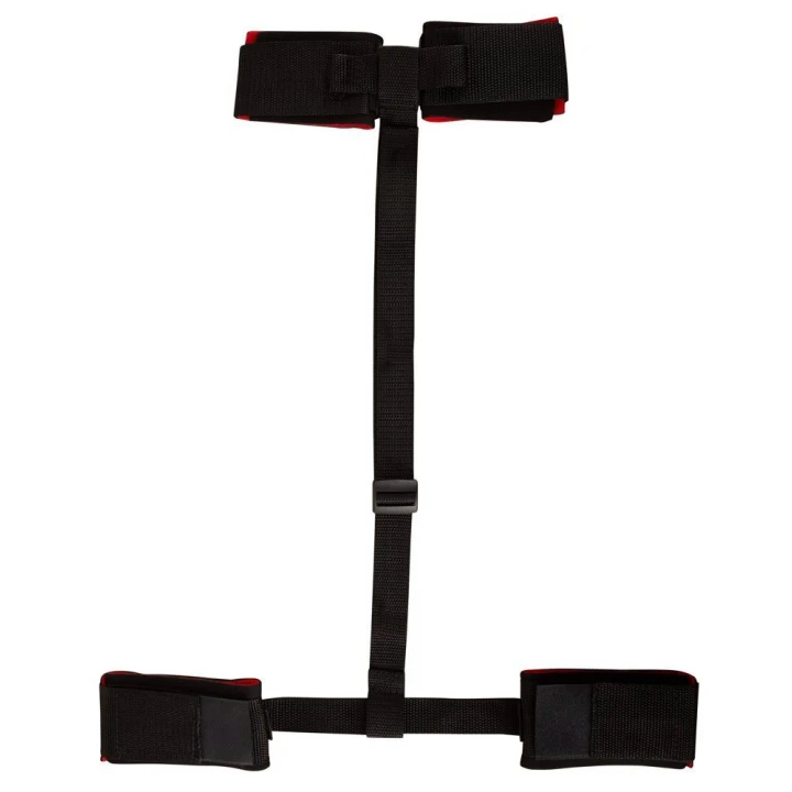 Kajdanki i mankiety na kostki, regulowane, 100% poliamid, miękkie wyściełanie