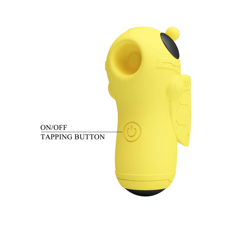 Wibrator na palec Pretty Love Super FingerMagic Bee — silikonowy, 10 trybów stukania