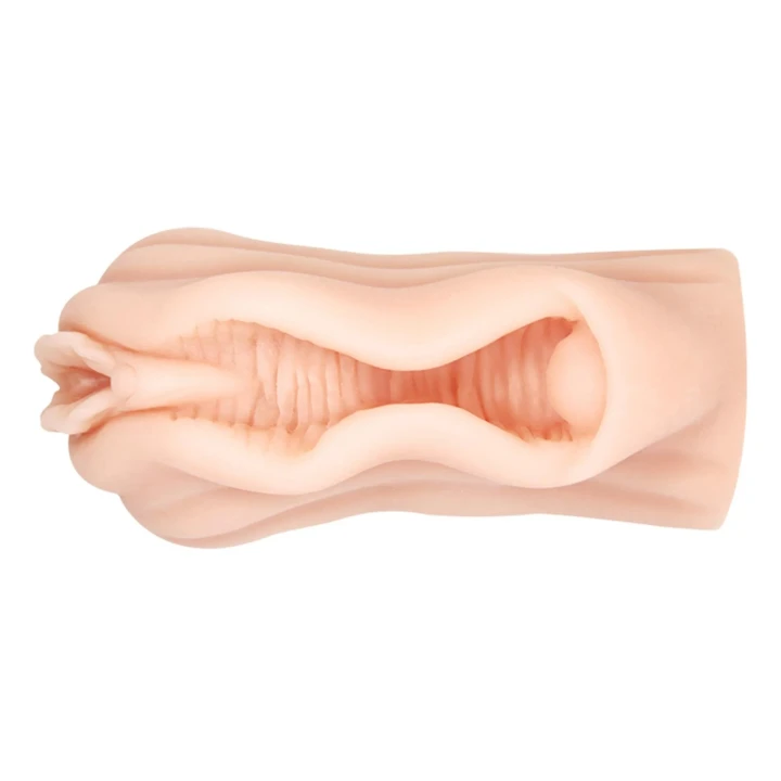 Masturbator realistyczny CRAZY BULL - TPR, wodoodporny, ciasny tunel żeberkowany