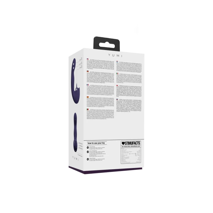 Wibrator punktu G VIVE Yumi - 3 silniki, silikon medyczny, wodoodporny IPX7