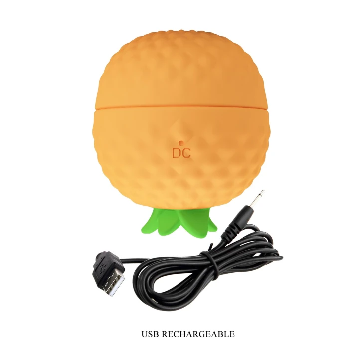 Wibrator silikonowy PRETTY LOVE - Ananas, 12 trybów uderzeń, wodoodporny