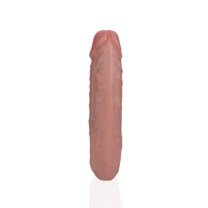 Dildo podwójne U kształt 5” RealRock, materiał: PVC, realistyczny wygląd